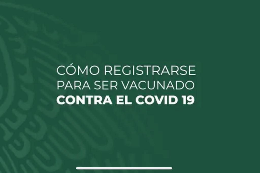 Registro de personas adultas mayores para aplicación de vacuna contra COVID-19 : Fotografía cortesía ® Secretaría de Salud México